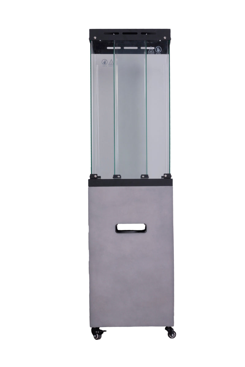 UIXE Exterior Faux Stone Propane Patio Heaters Gray First Op